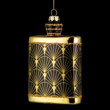 Украшение ErichKrause Decor Фляжка в подарок 11см, стекло