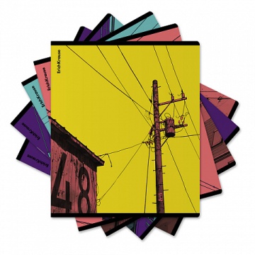 Тетрадь А5 48л кл. Erich Krause "Flash", печать пантоном MIX-PACK