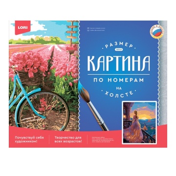 Картина по номерам на холсте 40*50см "Золушка"