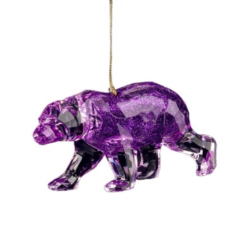Украшение ErichKrause Decor Медведь полярный аметист 12см