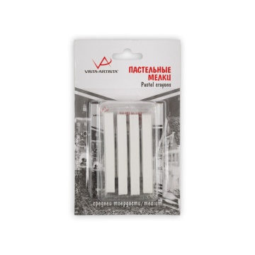 Пастель сухая 4шт VISTA-ARTISTA белый