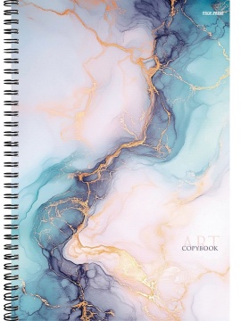 Тетрадь А4 96л кл. гребень Проф-Пресс "Рыжий котик - 2" тисн.