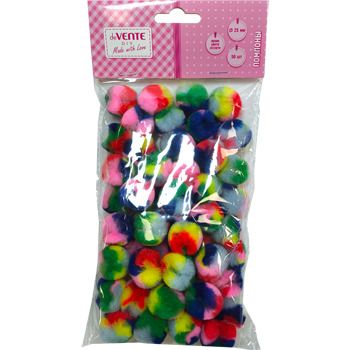 Набор "Помпоны" 25мм 50шт. яркие цвета