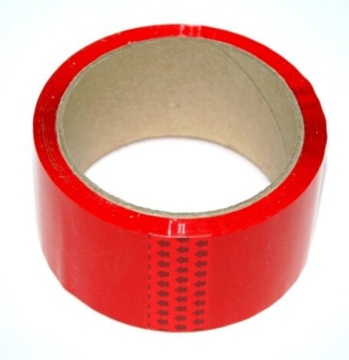 Скотч 48мм*50м цветн. красный 45мк Maksi