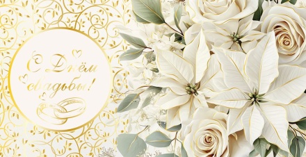 Конверт для денег "С Днем Свадьбы!"