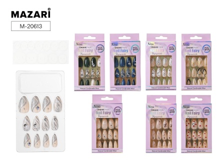 Ногти накладные 12шт. "Ассорти" 8 диз.