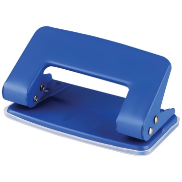Дырокол OfficeSpace 10л., металлический, синий(178805)