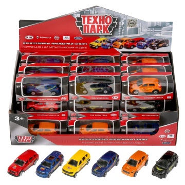 Машинка металл. 7,5см "Спорт" ассорти