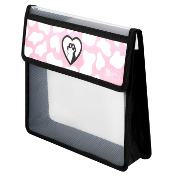 Папка д/тетрад. А5 (238*200*50) 1отд. на липучке, пластик "Котолапы"