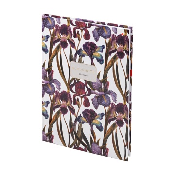 Тетрадь А4 7БЦ 80л кл. сшивка Альт "Flora. Ирисы" глянц.лам. БЕЗ ПОЛЕЙ