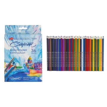 Карандаши цвет. акварельные 36цв Сонет