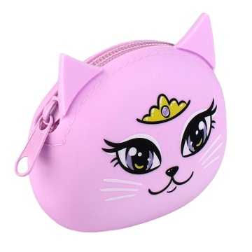 Кошелек для банкнот и монет Феникс+ "Капибара-шмель" 9*7*3,5см, силикон, молния, шелкография