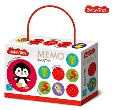 Игра Мемо "Животные" Вaby Toys (28 карточек) 3+