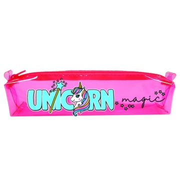 Пенал-косметичка (210*45*45) молния, ПВХ "Unicorn"