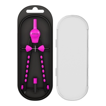 Готовальня EK "Accent" 2 предмета, розовая