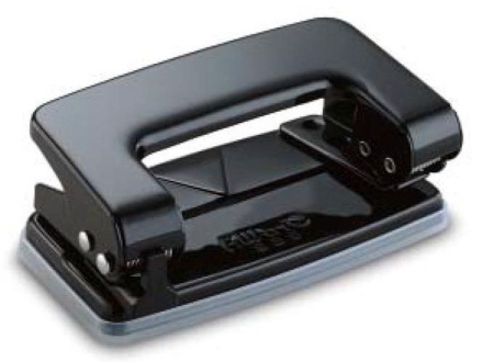 Дырокол KW-TRIO  12 лист. Typical Mini, металл, черный