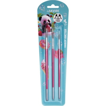 Набор кистей "deVENTE. Yummy Panda" 3 шт, (пони  2, 4, 7)