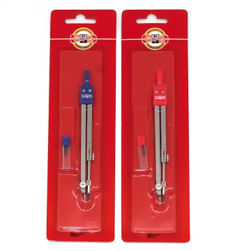 Циркуль школьный KOH-I-NOOR в картоне с европодвесом