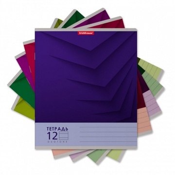 Тетрадь А5 12л лин. Erich Krause "Duotone Next" MIX-PACK