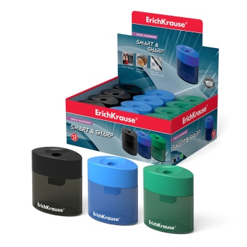 Точилка пласт. с контейнером 1 отв. SMART SHARP