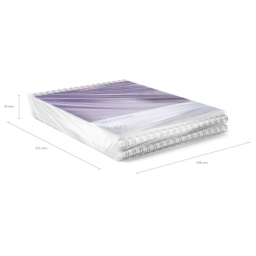 Блокнот на спирали ErichKrause Duotone Next, А5, 60 листов, клетка_MIX-PACK