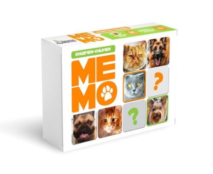 Игра Мемо "Кошечки-собачки"