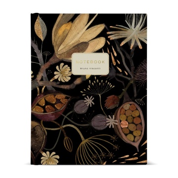 Тетрадь  А5  80л кл. на кольцах BV "Flora. Ночные цветы" глянц.лам., БЕЗ ПОЛЕЙ