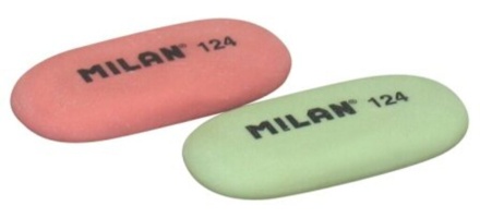 Ластик MILAN овальный, маленький