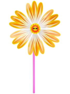 Ветрячок 30см "Ромашка"