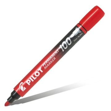 Маркер PILOT 1,0мм, конусообразный, красный
