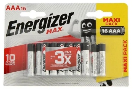 Батарейка LR-03 (ААА) ENERGIZER Max, блистер, цена 1 шт