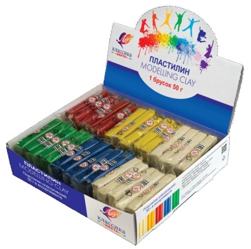 Набор пластилина   Классика  30шт * 50гр цена за 1уп.