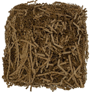 Наполнитель бумажный 50гр, 3 мм, крафт темный