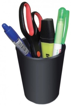 Стакан наст.  чёрный