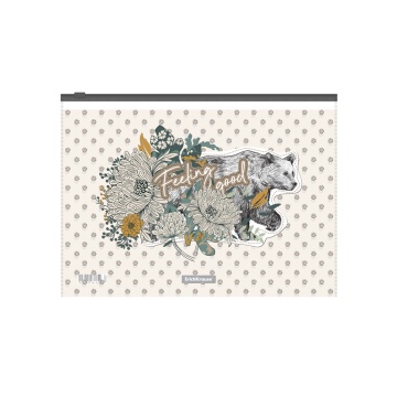 Zip-пакет пластиковый ErichKrause Natural Life, А4 (в пакете по 12 шт.)