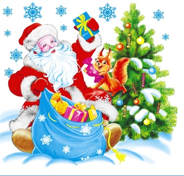 Салфетка "НГ Дед Мороз" 24*24см, 50 шт., 1слой