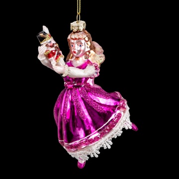 Украшение ErichKrause Decor Мари и Щелкунчик 14см, стекло