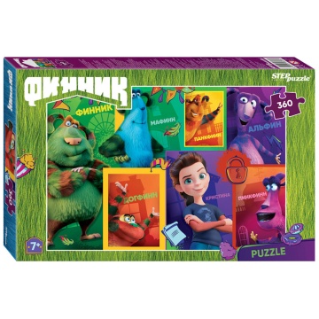Пазлы 360 элементов 500*345мм. "Финник" (Riki)
