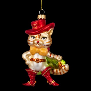 Украшение ErichKrause Decor Кот в Сапогах 13.5см, стекло