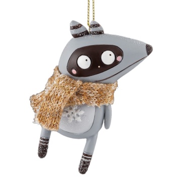 Украшение ErichKrause Decor Енот с глазами 10см