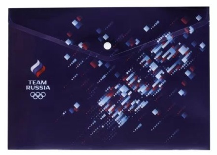 Конверт на кнопке  с рисунком А Команда России