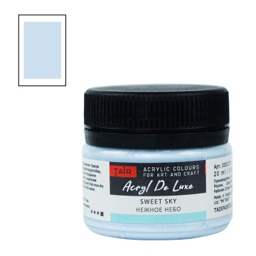 Краска акрил. "Акрил-Хобби" DeLux  20 мл, нежное небо