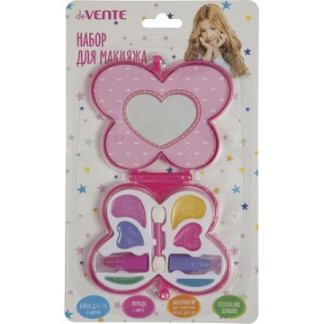 Набор косметики Блеск для губ 6цв., Помада 2цв., зеркало, аппликаторы