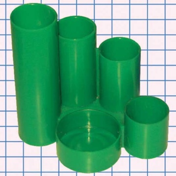 Подставка наст. "Трубы" зеленая