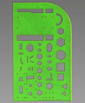 Трафарет пласт. студенческий