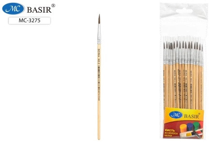 Кисть для рисования белка №2