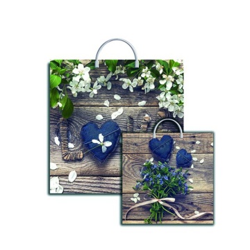 Пакет 36*37см (100мк) с пластиковой ручкой "Гриот" ПВД*