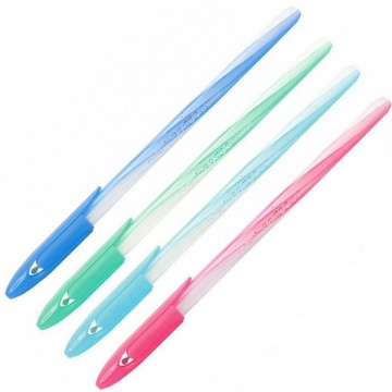 Ручка шар. FlexOffice Candee синяя, 0,6мм, корпус ассорти