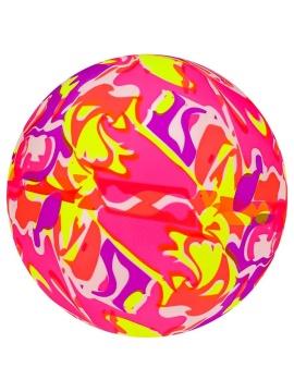 Мяч пляжный 23см "Волны" НЕ НАДУТЫЙ, в пакете