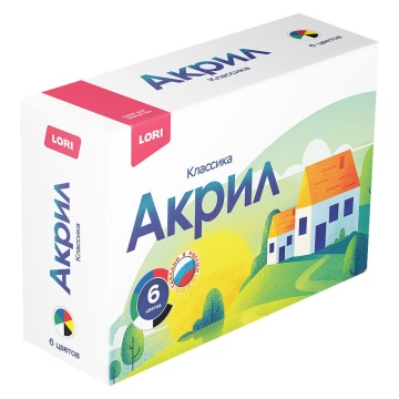 Набор акрил. красок   6 цв.*20мл "Классика"